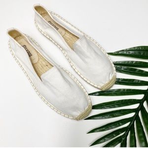 Soludos Women's White Espadrilles Size 9